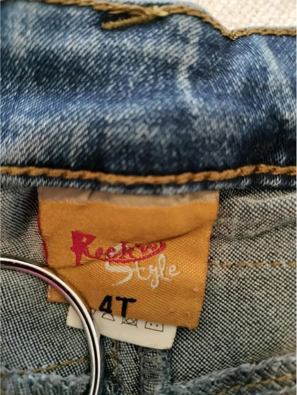 Rocking Style Toddler Boys Patchwork Distressed Moto Jeans 4T Sloth Just Hanging